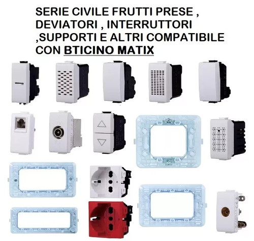 Moduli prese interruttori - moduli,
